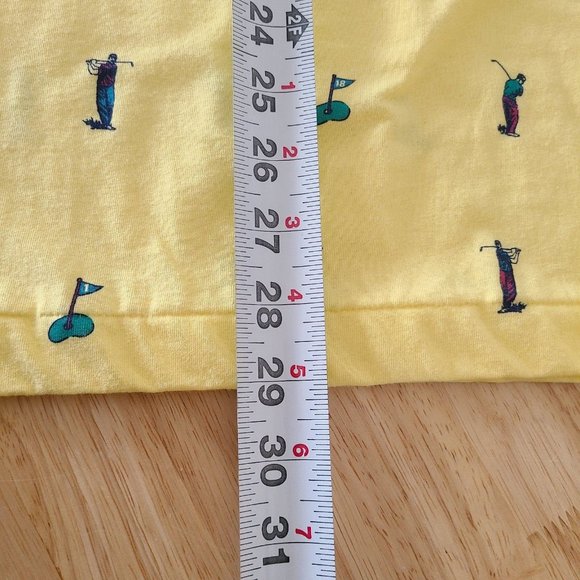 Vintage New JANTZEN Golf Golfing All Over Graphic Print Mens POLO Shirt Large - Picture 7 of 8
